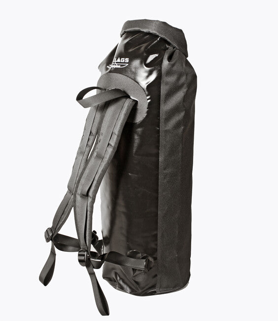 BasicNature водонепроникний рюкзак Duffel Bag з рольовим закриттям 40 л, чорно-червоний
