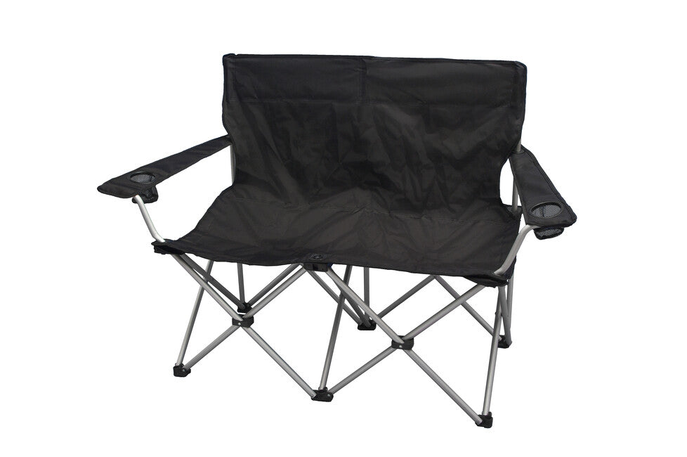 BasicNature Love Seat дорожне крісло, чорне
