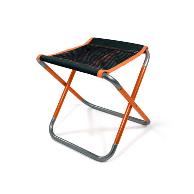 BasicNature Compact 2.0 складна табуретка, чорна / помаранчева