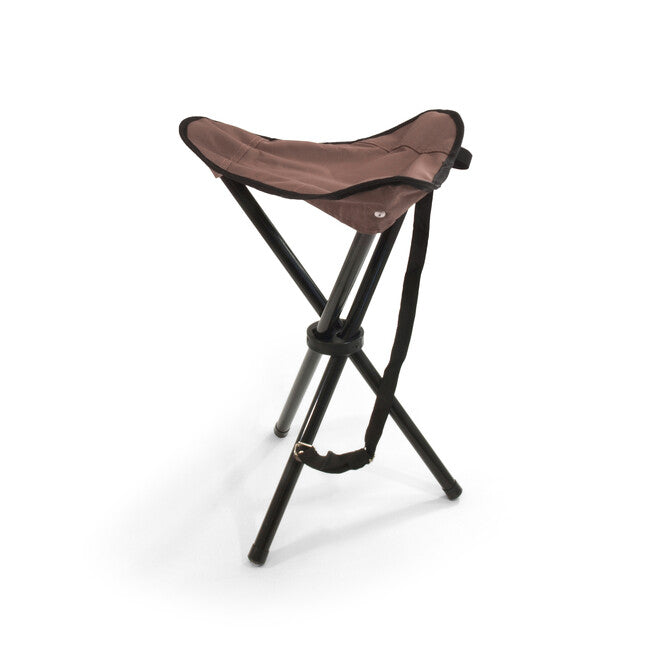 BasicNature Travelchair триніжка сталева, коричнева