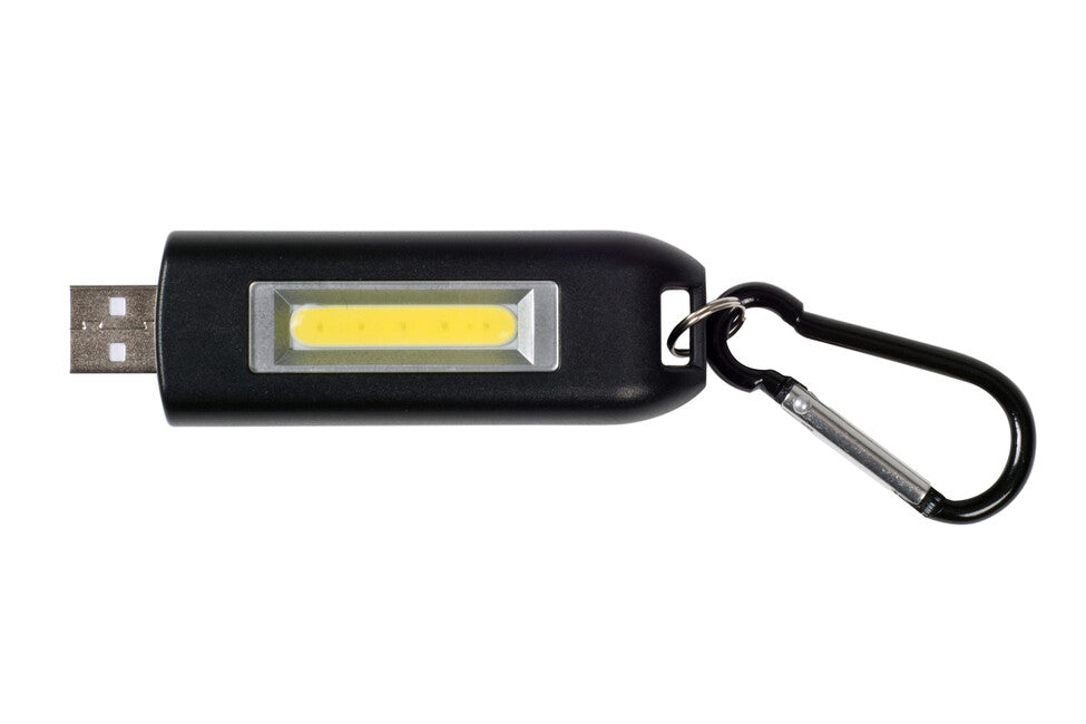 BasicNature USB LED брелок, чорний