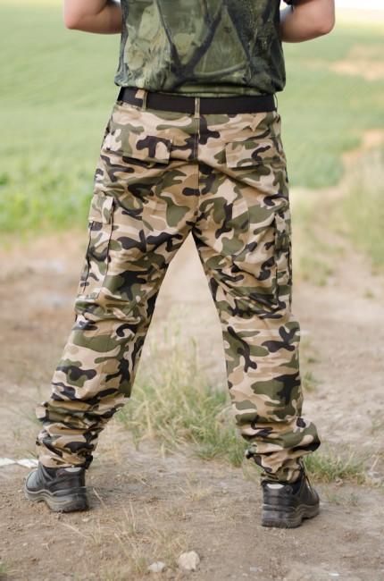 O&T BDU штани, взір custom лісовий