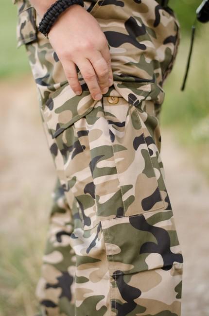O&T BDU штани, взір custom лісовий