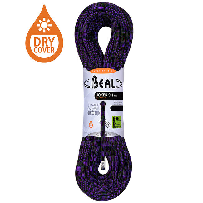 BEAL Joker Unicore динамічне скелелазне мотузку 9,1 mm 50 m, фіолетова
