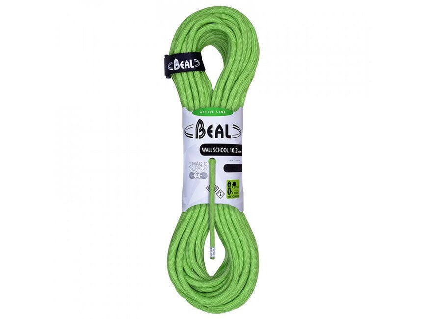 Beal Wall School лізацький канат Unicore 10.2 mm, зелений 200 m