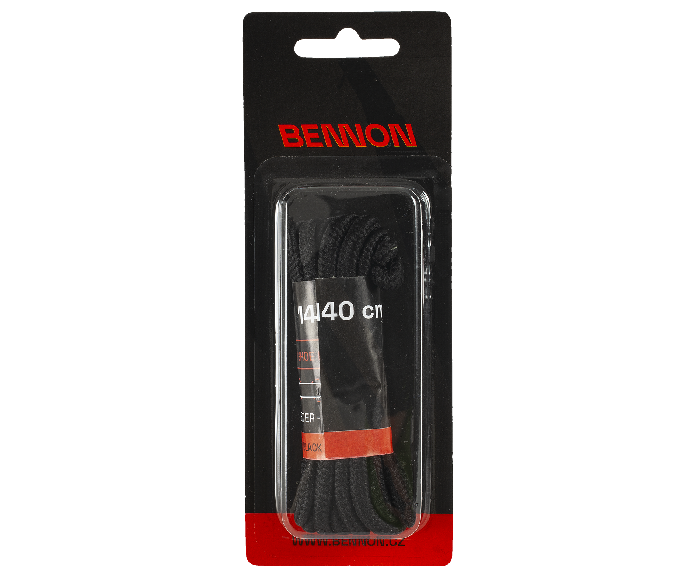 BENNON Laces Black Box шнурки до взуття 140 см