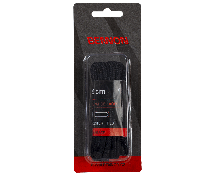 BENNON Laces Black Box шнурки для взуття 190 см