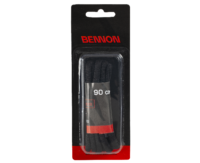 BENNON Laces Black Box шнурки до взуття 90 см