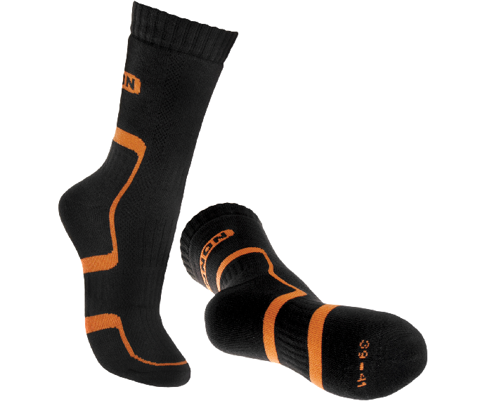 BENNON TREK SOCK тrekові шкарпетки, чорна/помаранчева