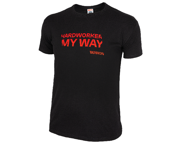 BENNON HARDWORKER футболка, чорна