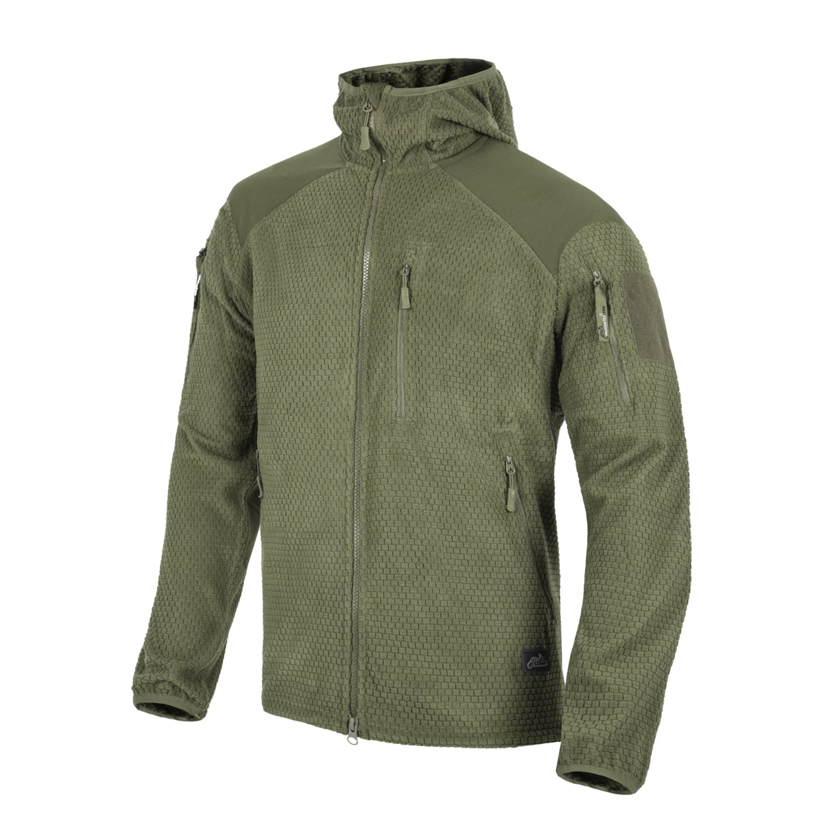 Helikon-Tex Alpha Hoodie flísová bunda, olive green