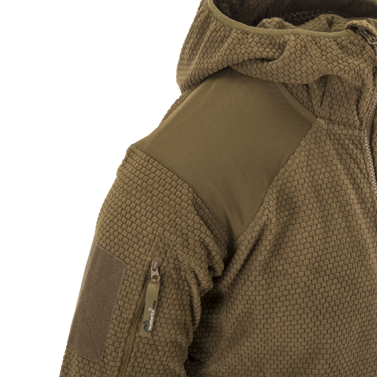 Helikon-Tex Alpha Hoodie flísová bunda, shadow grey