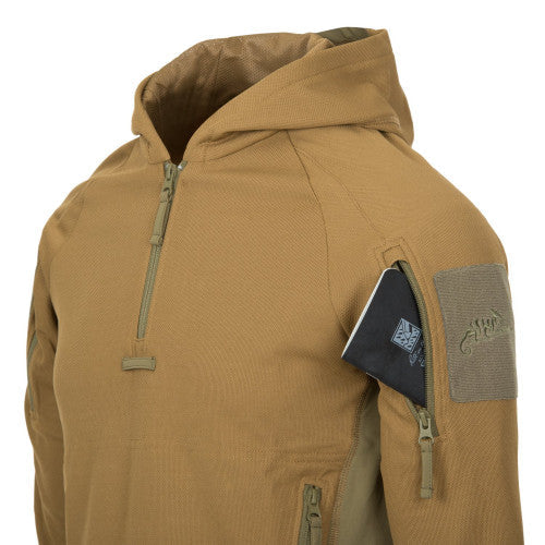 Helikon-Tex Range Hoodie толстовка з капюшоном TopCool, койотово-зелений адаптивний