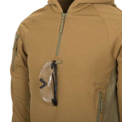 Helikon-Tex Range Hoodie толстовка з капюшоном TopCool, койотово-зелений адаптивний
