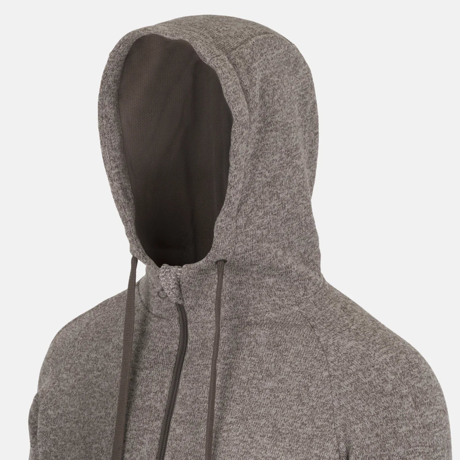 Helikon-Tex Covert mikina taktická s kapucňou FullZip, Melange Light Tan – detail 4