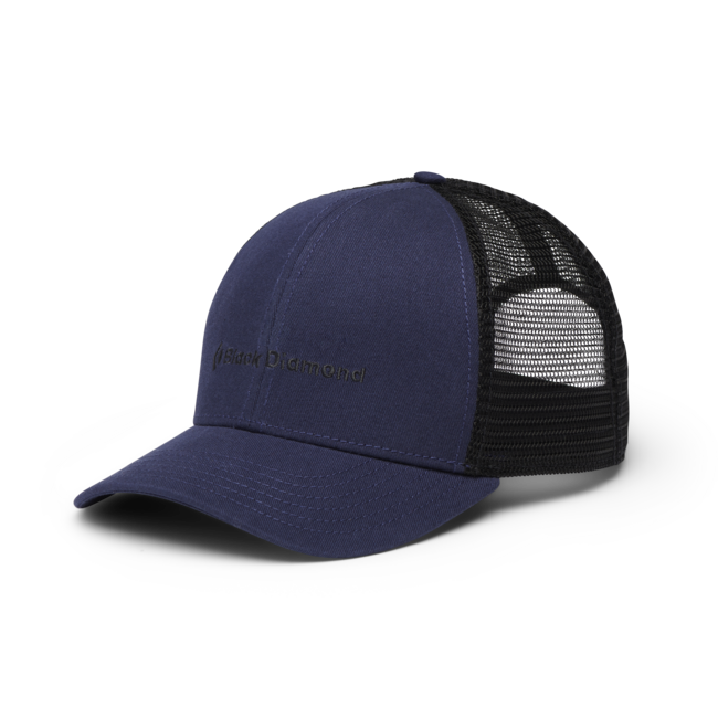 Black Diamond кепка Trucker, індиго-чорна з логотипом BD