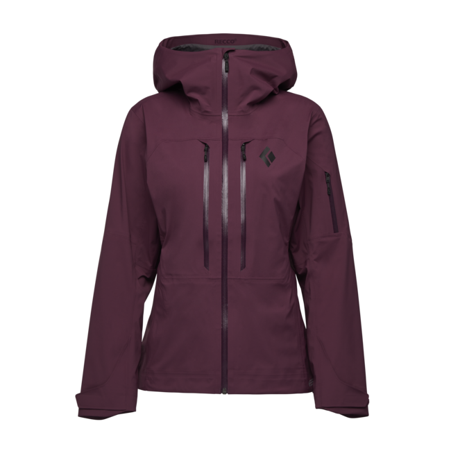 Black Diamond Recon Lt Stretch Shell лижна куртка жіноча, blackberry