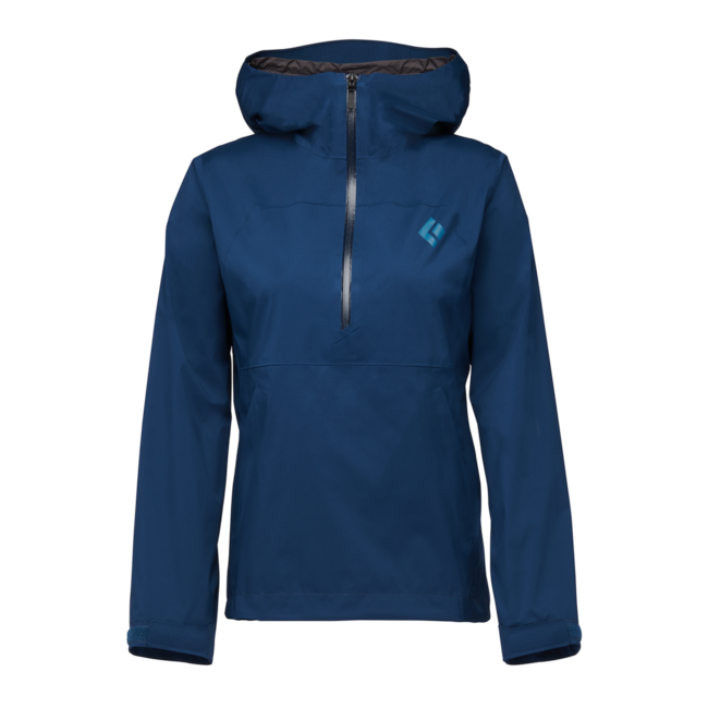 Black Diamond Stormline Stretch Anorak непромокальна куртка жіноча, індиго