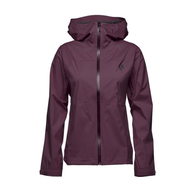 Black Diamond Stormline Stretch Rain Shell непромокаємо куртка жіноча, blackberry