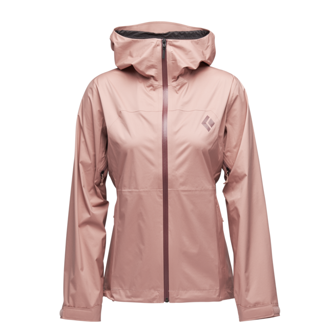 Black Diamond Stormline Stretch Rain Shell непромокаюча куртка жіноча, chalk рожевий