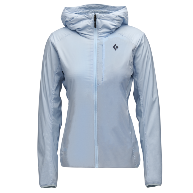 Black Diamond Alpine Start Hoody ультралегка софтшел куртка жіноча, belay синій