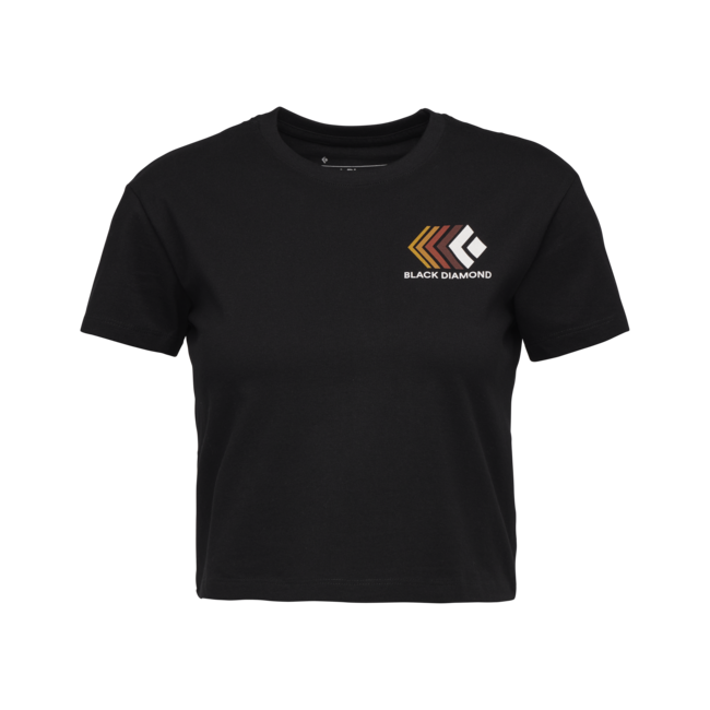 Black Diamond футболка жіноча з короткими рукавами, чорна