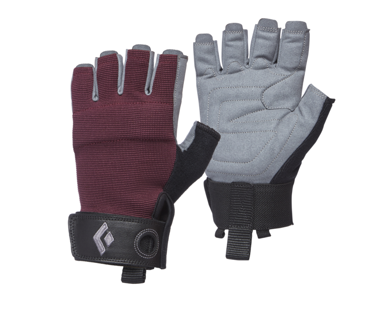 Black Diamond Crag Half-Finger скалолазні рукавиці жіночі, бордо