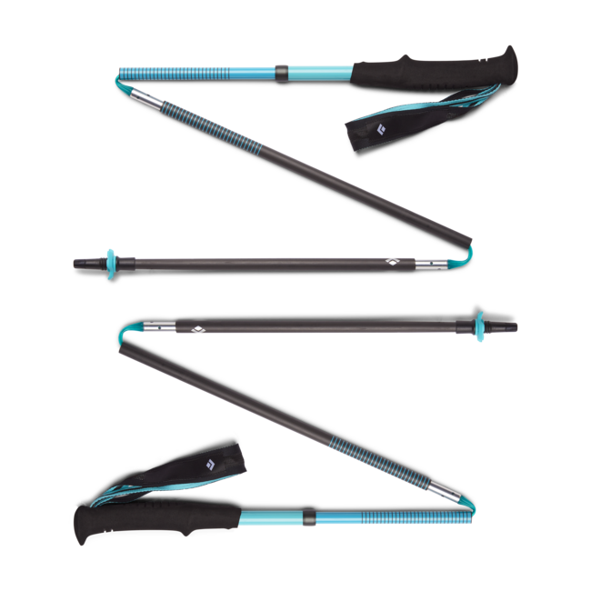 Black Diamond Distance Carbon Z жіночі трекінгові палиці, темний patina