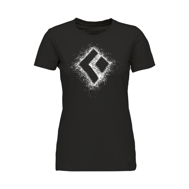 Black Diamond Chalked Up 2.0 футболка жіноча з короткими рукавами, чорна