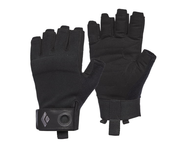 Black Diamond Crag Half-Finger скелолазні рукавиці, чорні