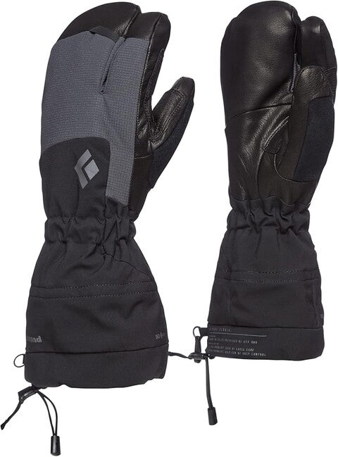 Black Diamond Soloist Finger скальолазні рукавиці, чорні