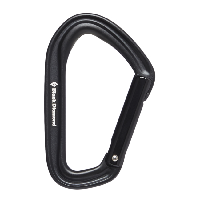 Black Diamond Hotforge Strt Gate карабін, чорний