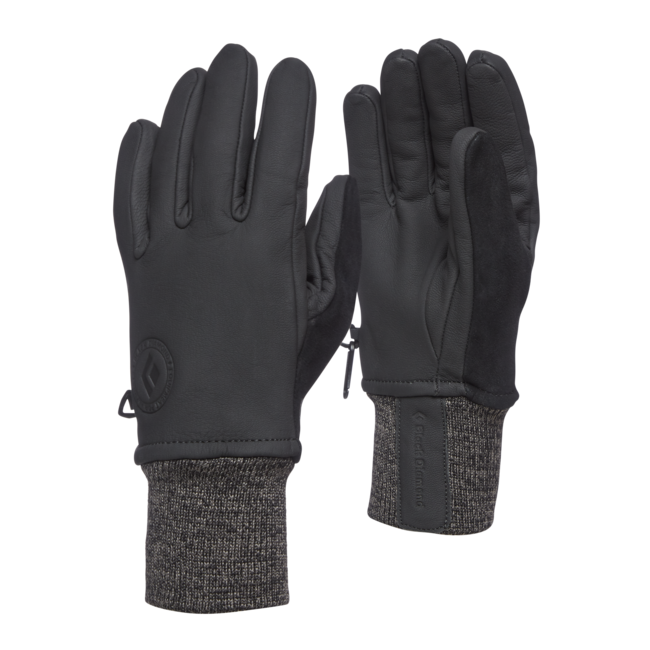 Black Diamond Dirt Bag kожаные рукавицы, чёрные