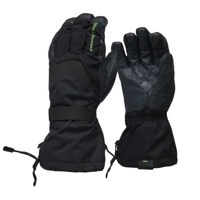 Black Diamond шкіряні rукавиці чорні