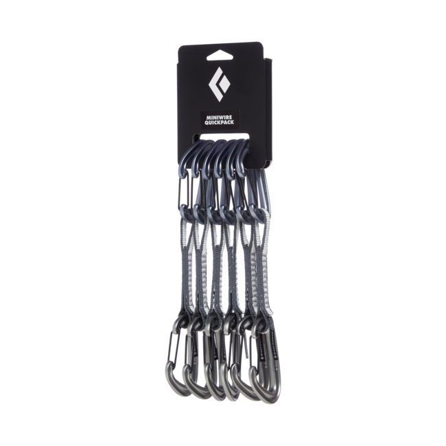 Black Diamond Miniwire експресна стяжка, 12 см, упаковка 6 шт.