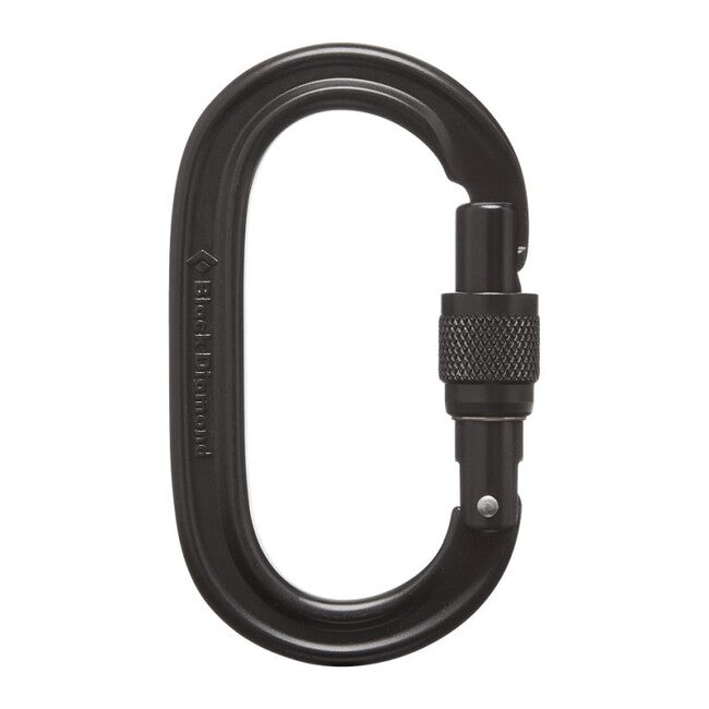 Black Diamond овальна карабін з Keylock Scrwgt, чорна