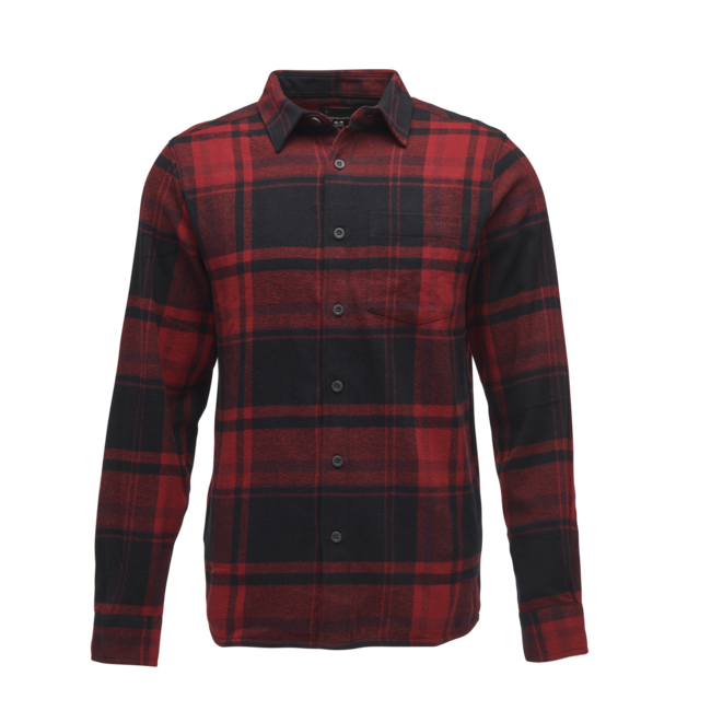 Black Diamond Project Flannel фланелева сорочка чоловіча, червоний rock-чорний plaid