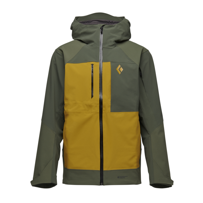 Black Diamond Recon Stretch Pro Shell лижна куртка чоловіча, tundra-бурштиновий