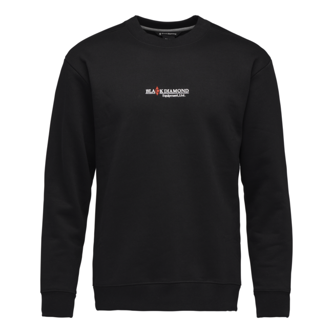 Black Diamond Heritage Wordmark світшот чоловічий, чорний