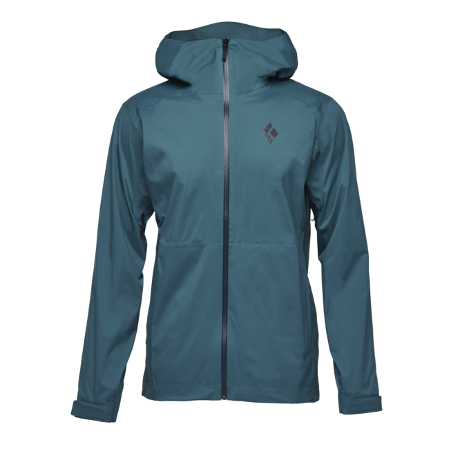 Black Diamond Stormline Stretch Rain Shell непромокаєма куртка чоловіча, creek синій