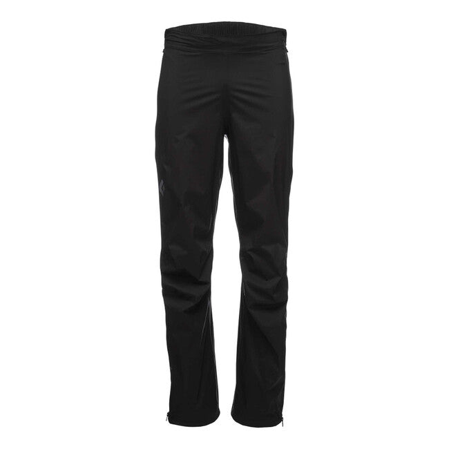 Black Diamond Stormline Stretch Full Zip Rain водонепроникні штани чоловічі, чорні