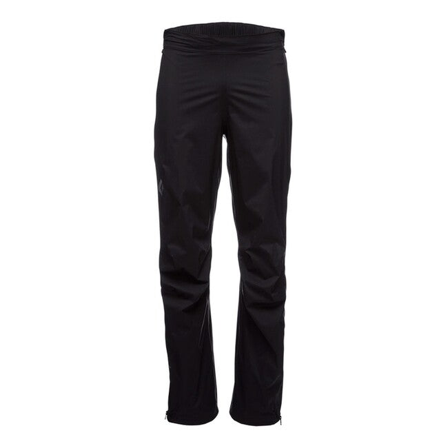 Black Diamond Stormline Stretch Full Zip Rain водонепроникні штани чоловічі, чорні