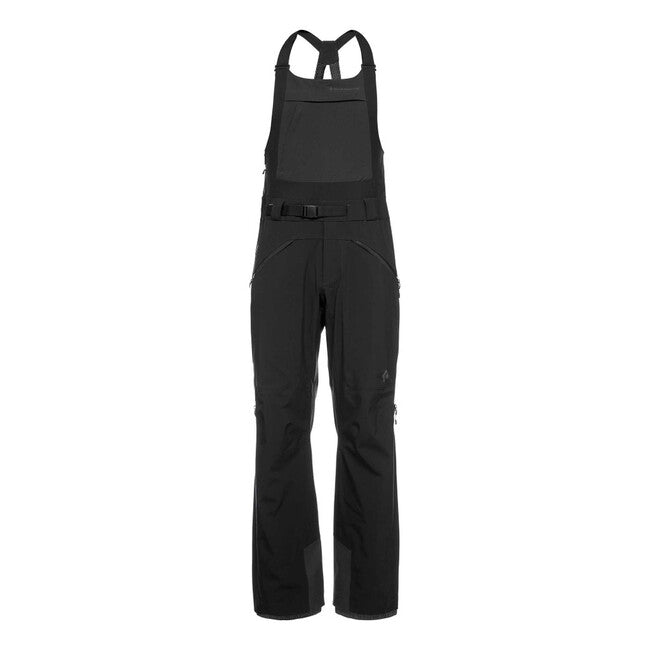 Black Diamond Recon Stretch Bibs штани чоловічі з тракам, чорні