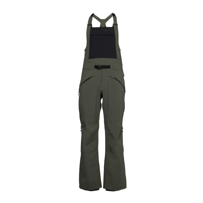 Black Diamond Recon Stretch Bibs штани чоловічі з тракшеями, тундра