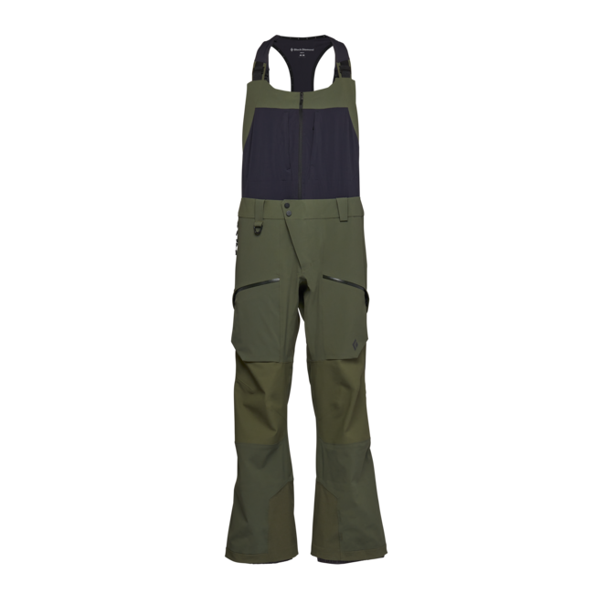 Black Diamond Recon Stretch Pro Bibs штани чоловічі з тяжами, тундра