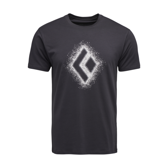 Black Diamond Chalked Up 2.0 футболка чоловіча з короткими рукавами, деревне вугілля
