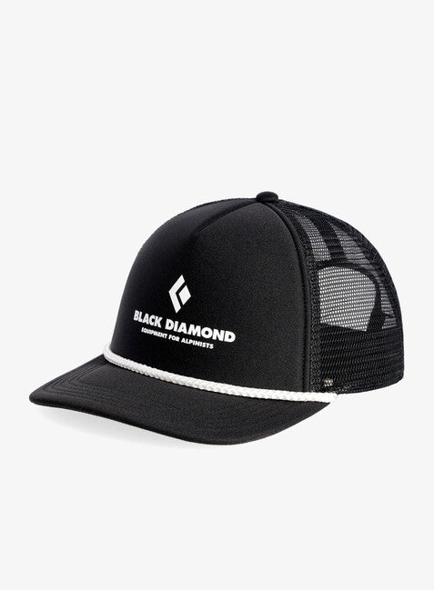 Black Diamond Flat Bill Trucker кепка, чорна-чорна