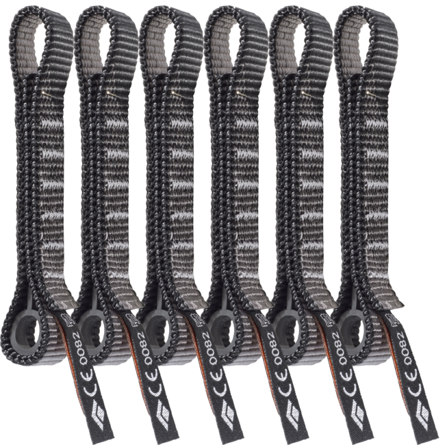 Black Diamond Standard Dogbone карабін 12 см, набір 6 шт.