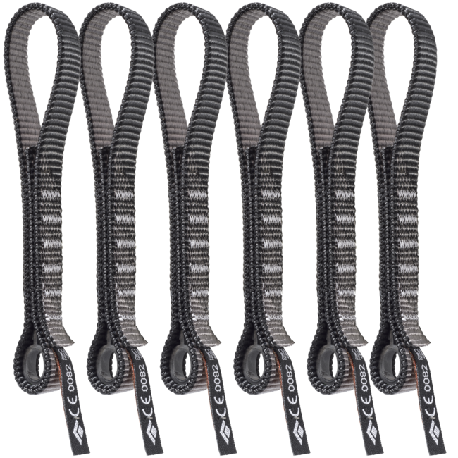 Black Diamond Standard Dogbone карабін 16 см, 6 шт. набір