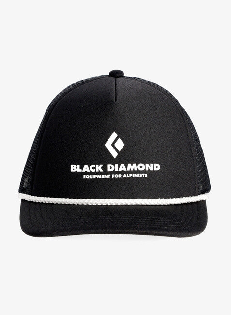Black Diamond Flat Bill Trucker кепка, чорна-чорна